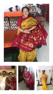 Puja fun in Bengal Looms Saris