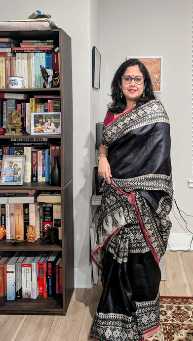 Client Spotlight: The Timeless Charm of Handcrafted Kantha Saree from Bengal Looms India