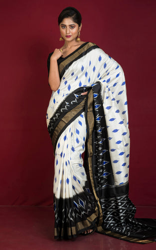 Tye and Dye Pochampally ikkath cotton temple sarees, With Blouse, 5.5 m at  Rs 1200 in Medak