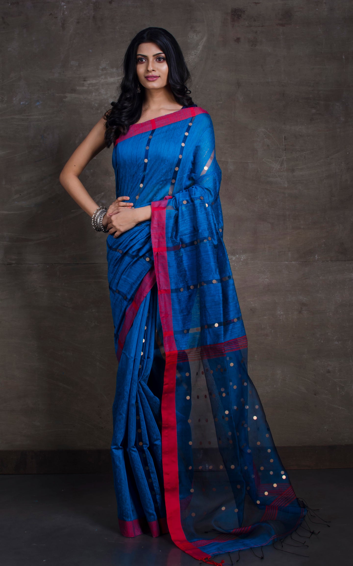 Shades of Blue: Must-Have Blue Banarasi Sarees by WeaverStory