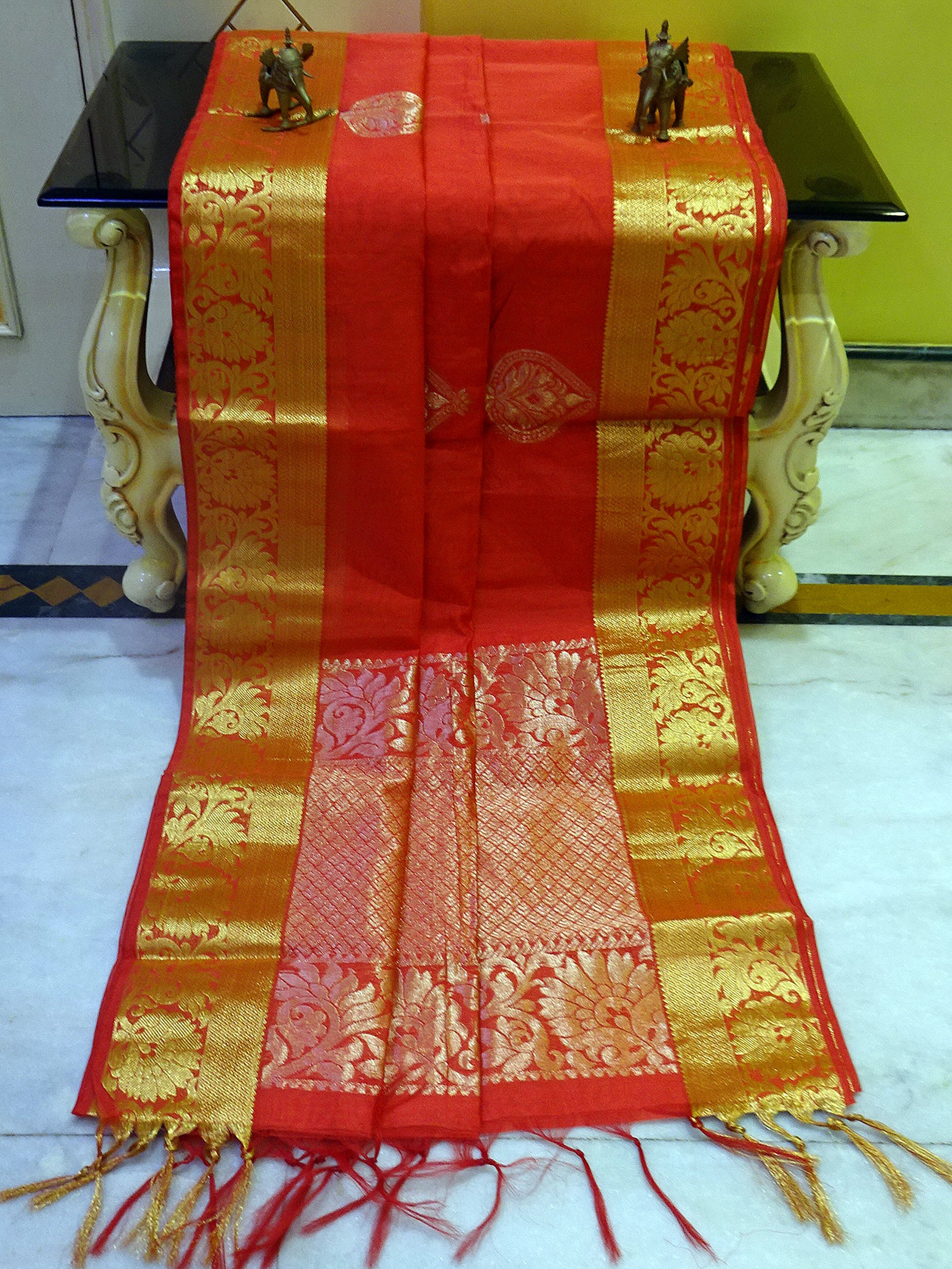 Buy red color best kanjivaram saree online By josh – Joshindia