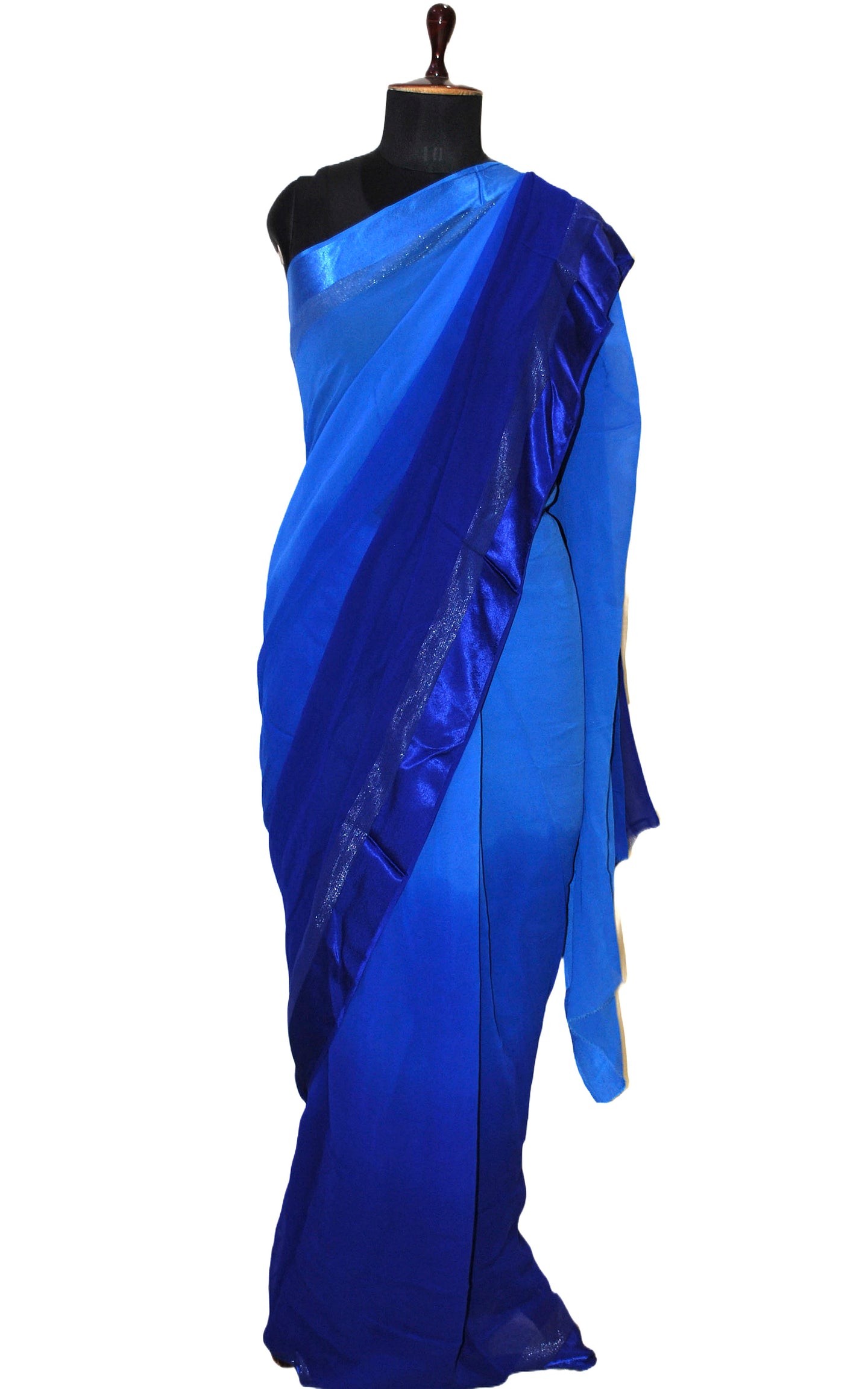 Kalyan Silks - Copper Blue Color Kanchipuram Soft Silk... | Facebook