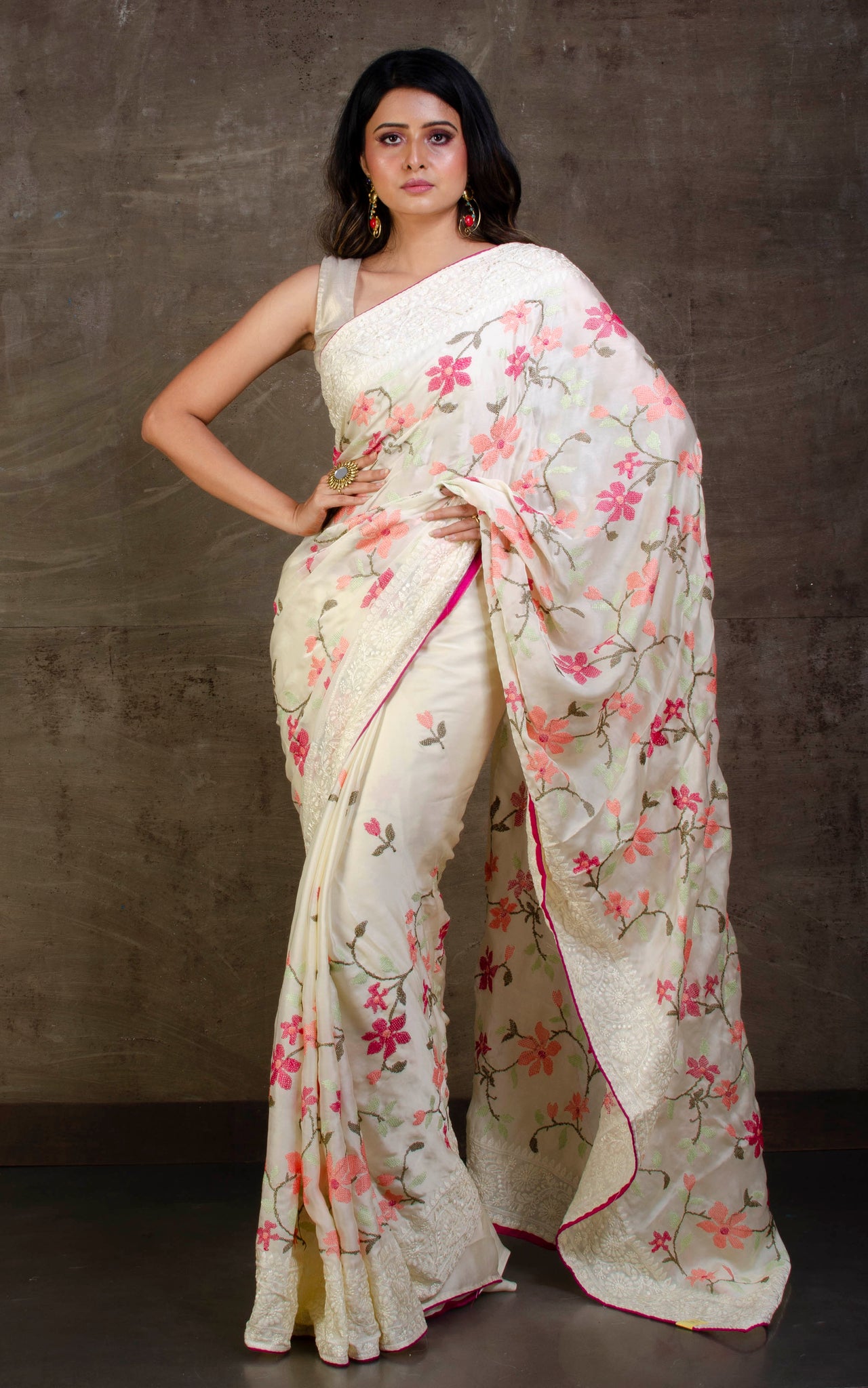 Blue Printed Crepe Sarees Get Extra 10% Discount on All Prepaid Transa –  Dailybuyys