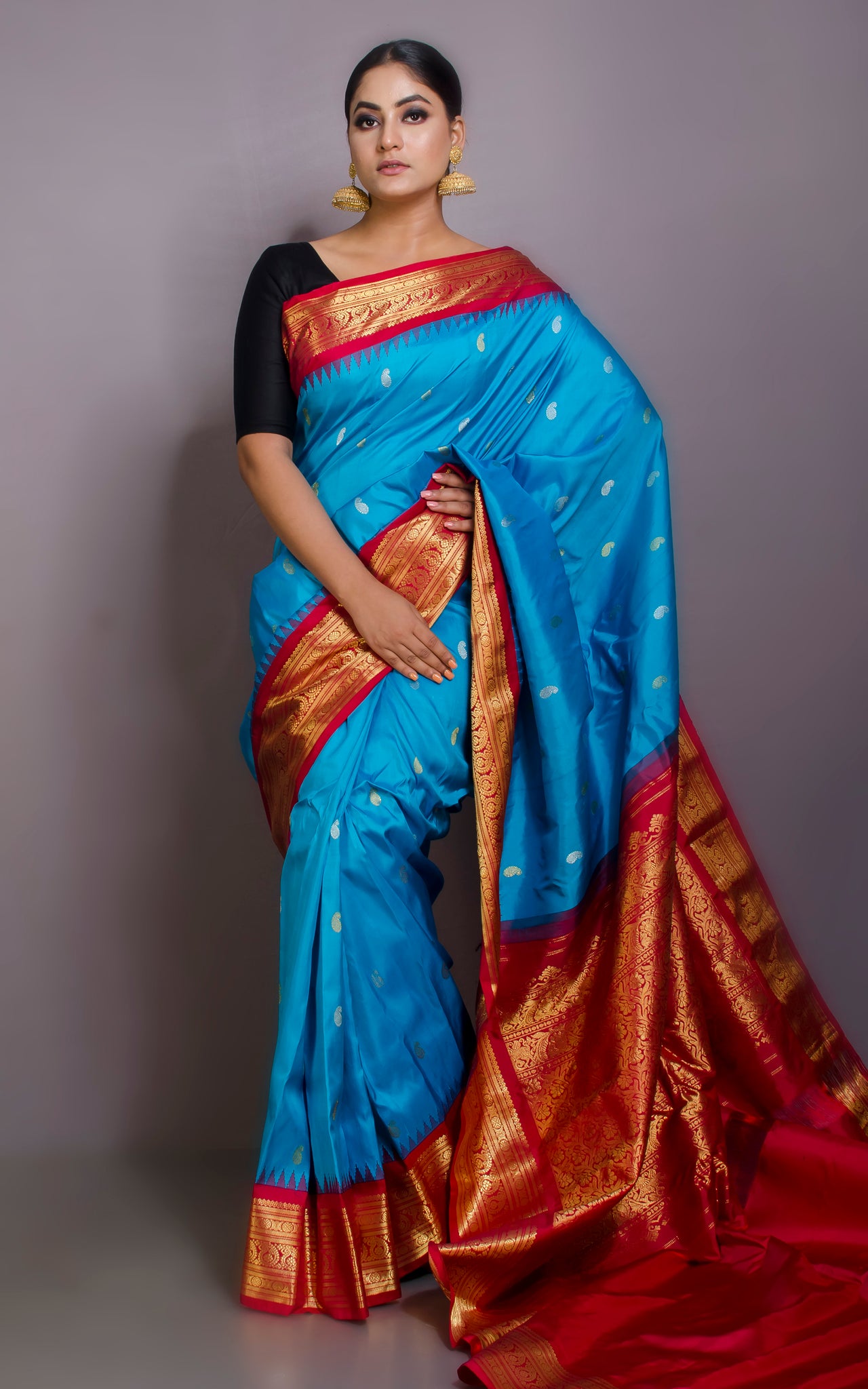 Gadwal Pure Silk Saree – Uppadasarees.in